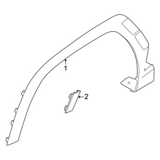 Hyundai OE - Fender - Exterior Trim (USA Built), (2.5L)