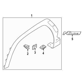 Hyundai OE - Fender - Exterior Trim (Korea Built)