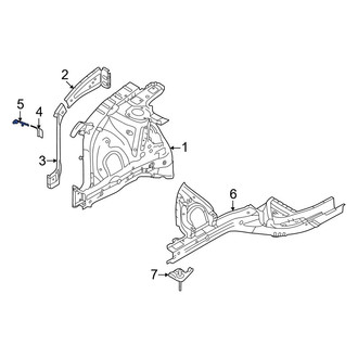 Hyundai OE - Right Fender Bracket