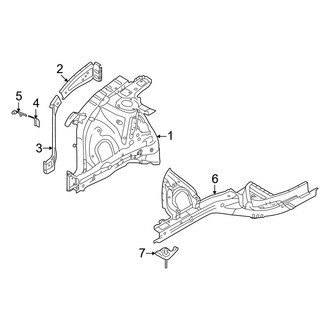 Hyundai OE - Fender - Structural Components & Rails (USA Built), (2.5L)