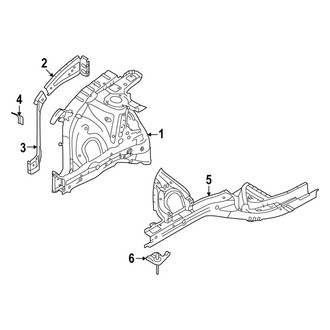 Hyundai OE - Fender - Structural Components & Rails (Korea Built), (2.5L)