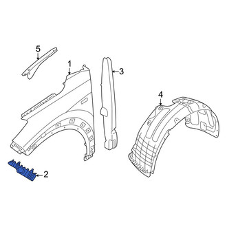 Hyundai OE - Left Fender Bracket