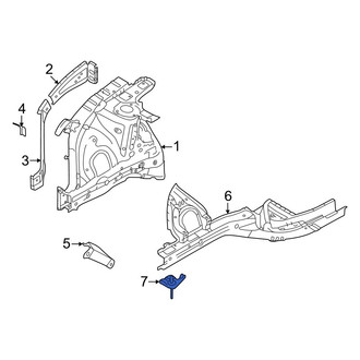 Hyundai OE - Right Frame Side Member Bracket