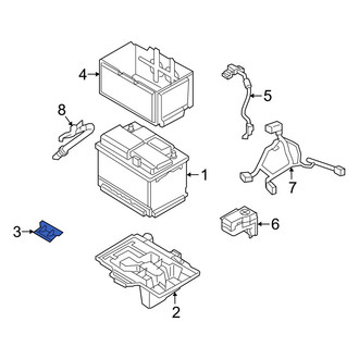 Hyundai OE - Battery Hold Down