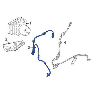 Hyundai OE - Front Right ABS Wheel Speed Sensor