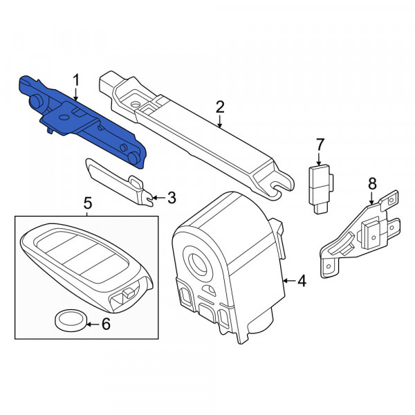 Hyundai OE 95460N9000 - Front Outer Keyless Entry Antenna