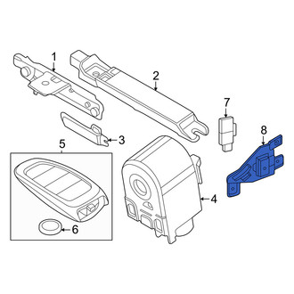 Hyundai OE - Left Keyless Entry Receiver Bracket