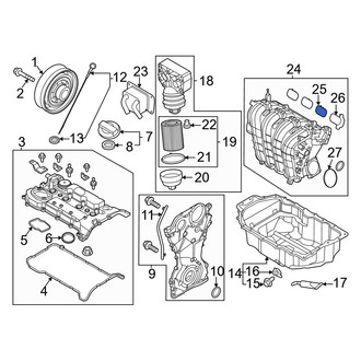 Hyundai OE - Engine Intake Manifold Gasket