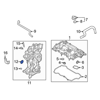 Hyundai OE - Front Engine Crankshaft Seal