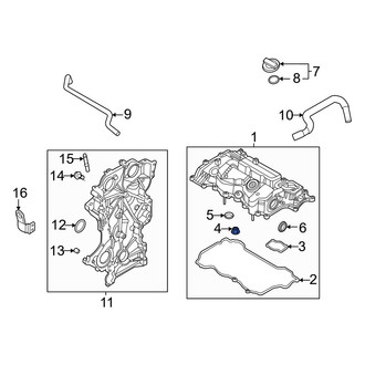 Hyundai OE - Engine Valve Cover Gasket