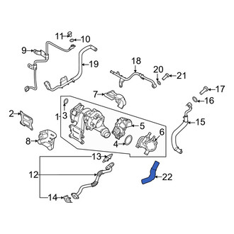 Hyundai OE - Turbocharger Inlet Hose