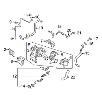 Hyundai OE - Turbocharger Retaining Ring
