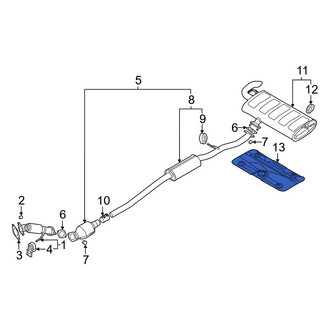 Hyundai OE - Floor Pan Heat Shield