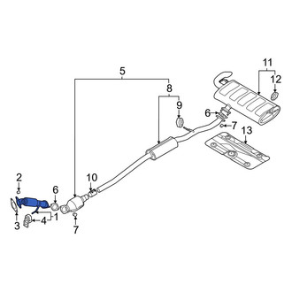 Hyundai OE - Exhaust Muffler