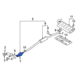 Hyundai OE - Exhaust Muffler