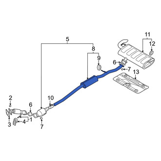 Hyundai OE - Exhaust Muffler