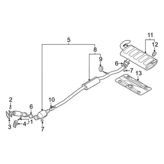 Hyundai OE - Exhaust System - Exhaust Components (USA Built)