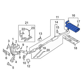Hyundai OE - Exhaust Muffler