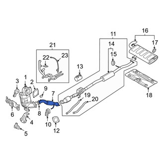 Hyundai OE - Exhaust Muffler
