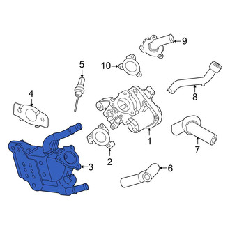 Hyundai OE - Exhaust Gas Recirculation (EGR) Cooler