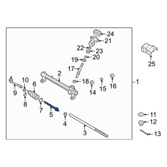 Hyundai OE - Inner Steering Tie Rod End