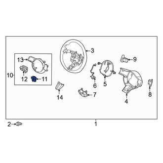 Hyundai OE - Right Steering Wheel Radio Controls