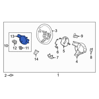 Hyundai OE - Upper Steering Wheel Trim