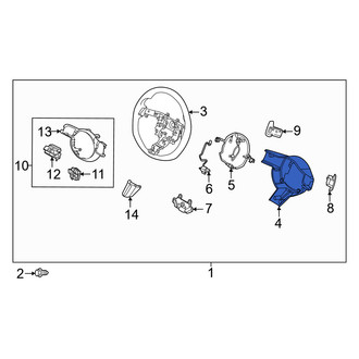Hyundai OE - Steering Wheel Back Cover