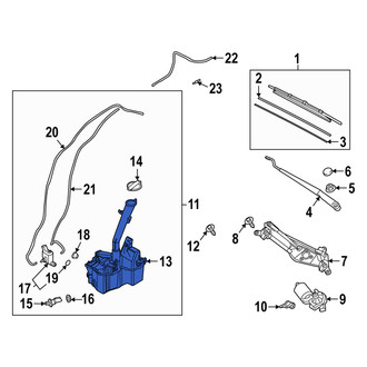 Hyundai OE - Washer Fluid Reservoir