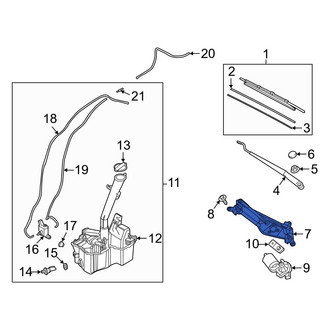 Hyundai OE - Wiper Linkage
