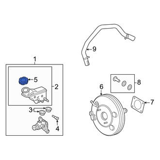 Hyundai OE - Brake Master Cylinder Reservoir Cap