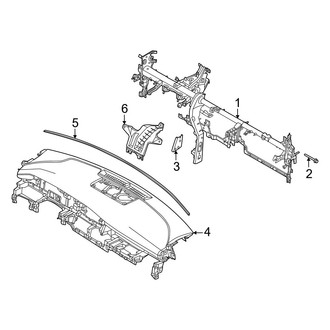 Hyundai OE - Instrument Panel (Panel and Components, W/O Head Up Display), (2.5L)