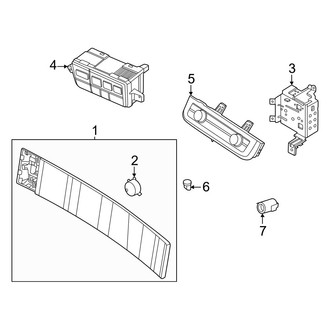 Hyundai OE - Instrument Panel - Cluster & Switches (Limited / SE / SEL / SEL Convenience / XRT)