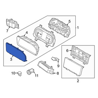 Hyundai OE - Instrument Panel Lens