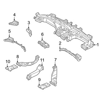 Hyundai OE - Instrument Panel - Ducts (SE / SEL)