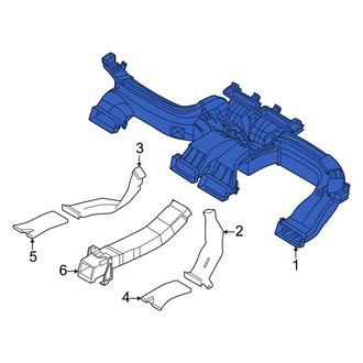 Hyundai OE - Front Center Instrument Panel Air Duct