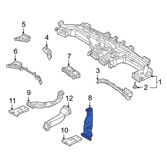 Hyundai OE - Center Right Instrument Panel Air Duct