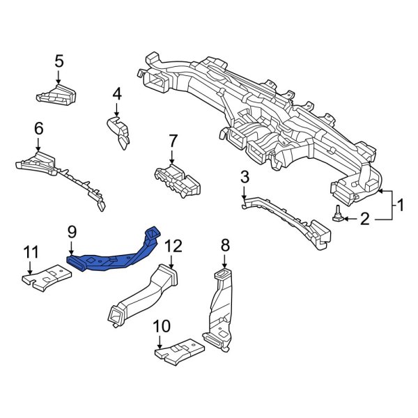 Instrument Panel Air Duct