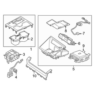 Hyundai OE - Console (Upper)