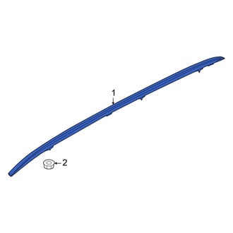 Hyundai OE - Left Roof Luggage Carrier Side Rail