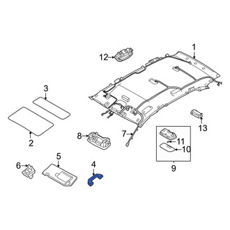 Hyundai OE - Front Right Interior Grab Bar