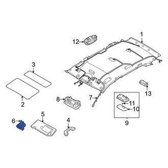 Hyundai OE - Sun Visor Holder