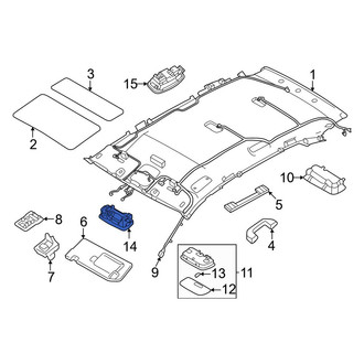 Hyundai OE - Right Sun Visor Light