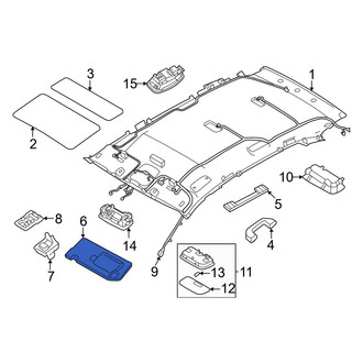 Hyundai OE - Left Sun Visor
