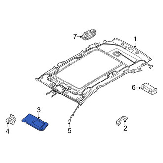 Hyundai OE - Left Sun Visor