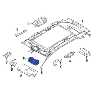 Hyundai OE - Front Left Sun Visor Light