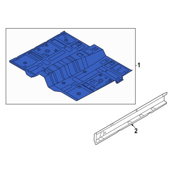 Hyundai OE 65100N9000 Front Floor Pan