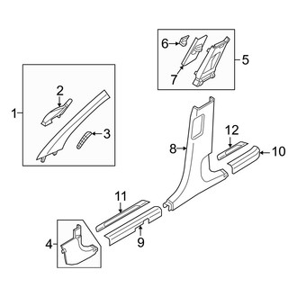 Hyundai OE - Pillars, Rocker & Floor - Interior Trim
