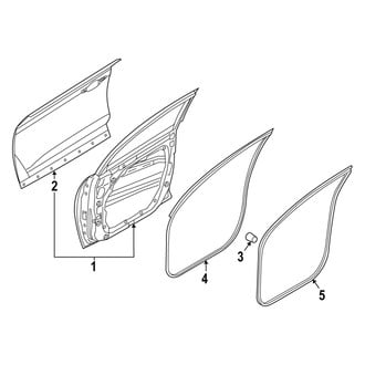 Hyundai OE - Front Door - Door & Components (Korea Built)