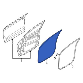 Hyundai OE - Front Left Outer Door Seal